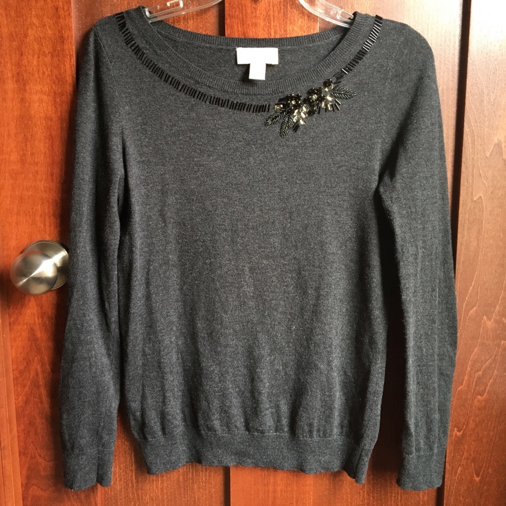 Gray sweater